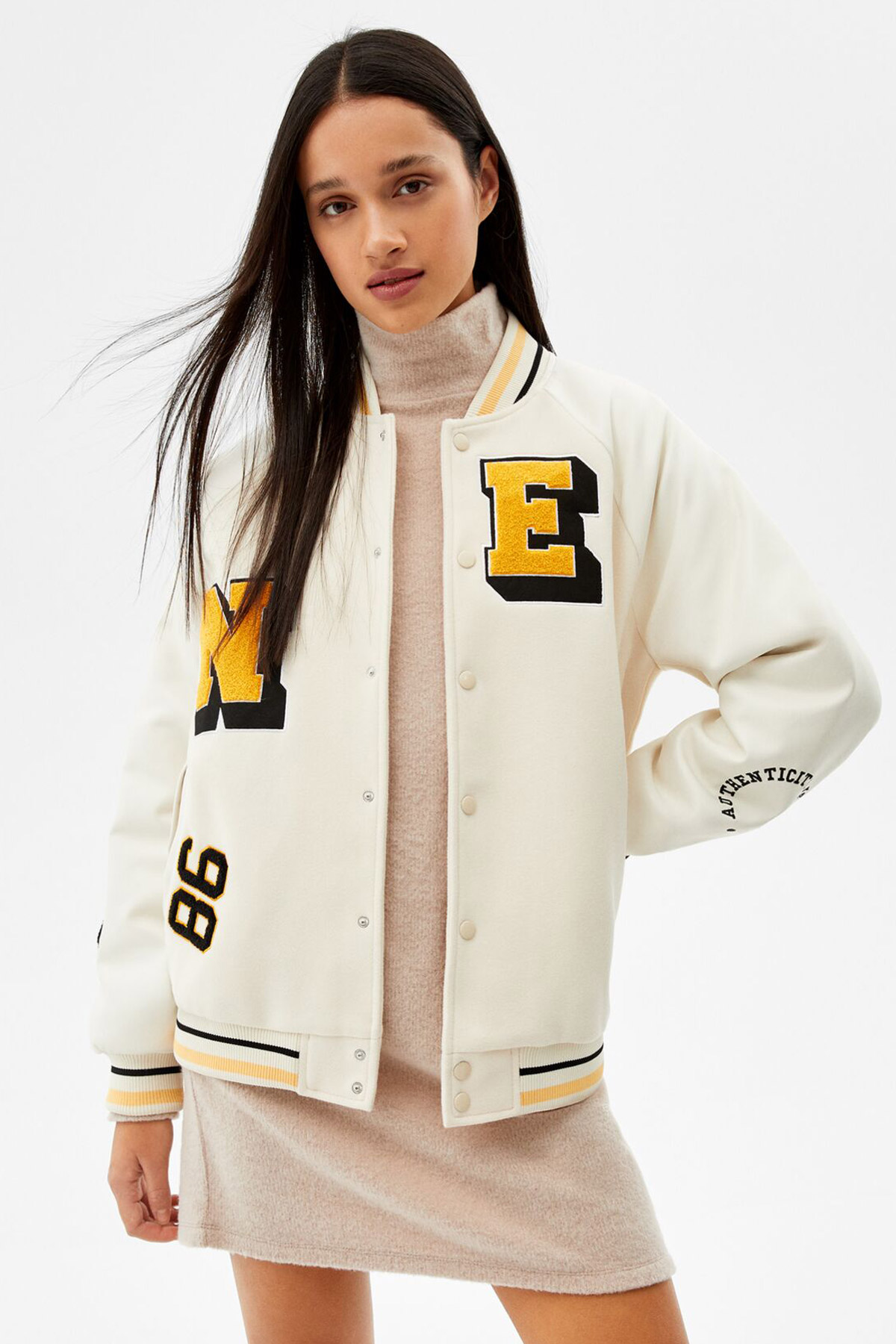 Varsity Jacket With Patch Details – Tritax